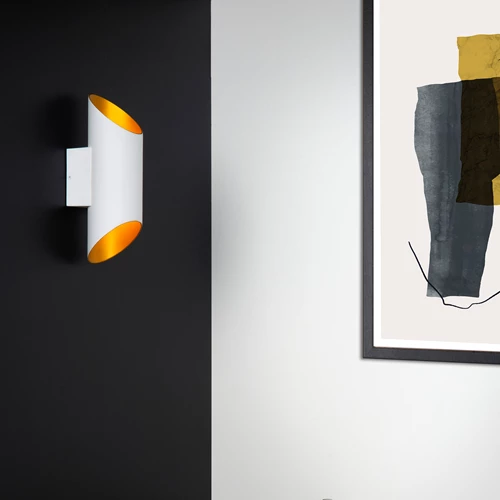 Lucide QUIRIJN - Applique murale - Ø 10 cm - 1xG9 - Blanc - ambiance 1